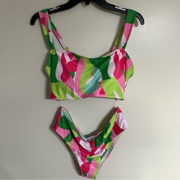 Girls Colorful Multicolor Bikini Size XL - Picture 1 of 16